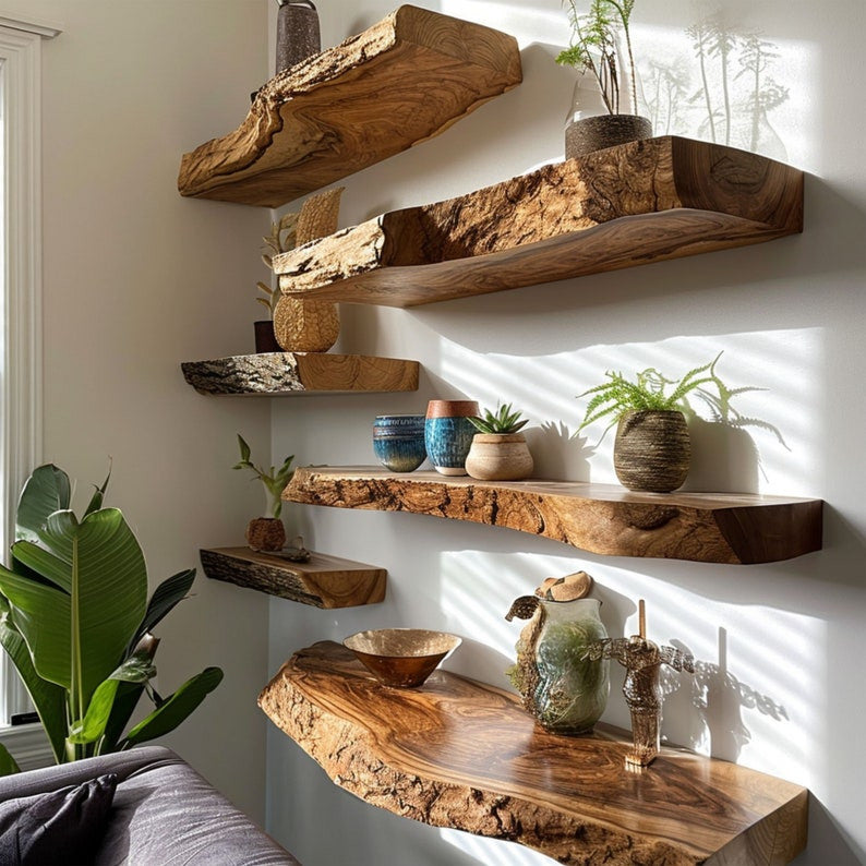 Custom Floating Wall Shelf