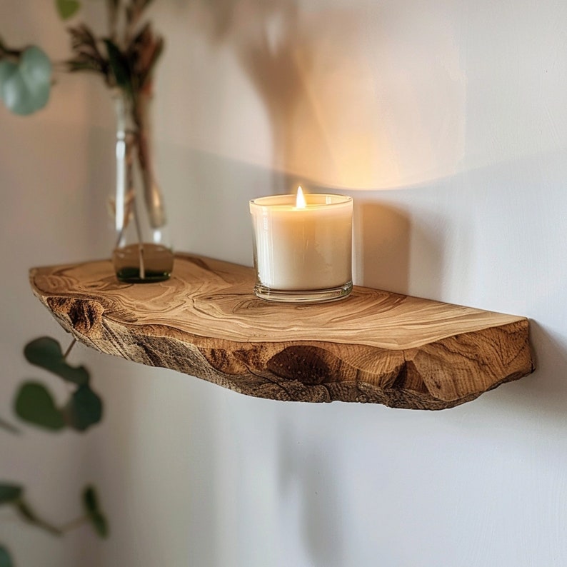 Wooden Floating Shelves for Home Decor