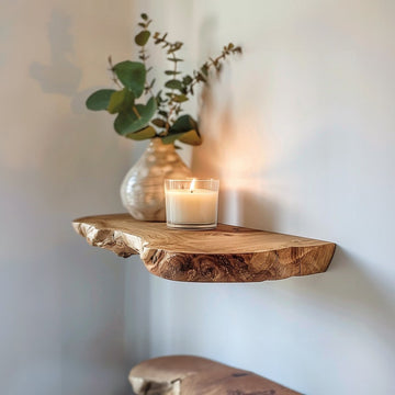 Wooden Floating Shelves for Home Decor