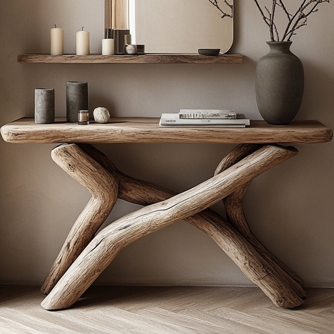 Farmhouse Rustic Console Table (Alternate)