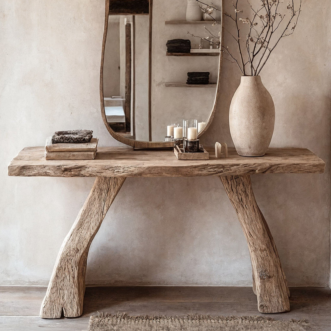 Handcrafted Rustic Console Table (Alternate)