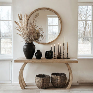 Woodworking Entryway Table Decor