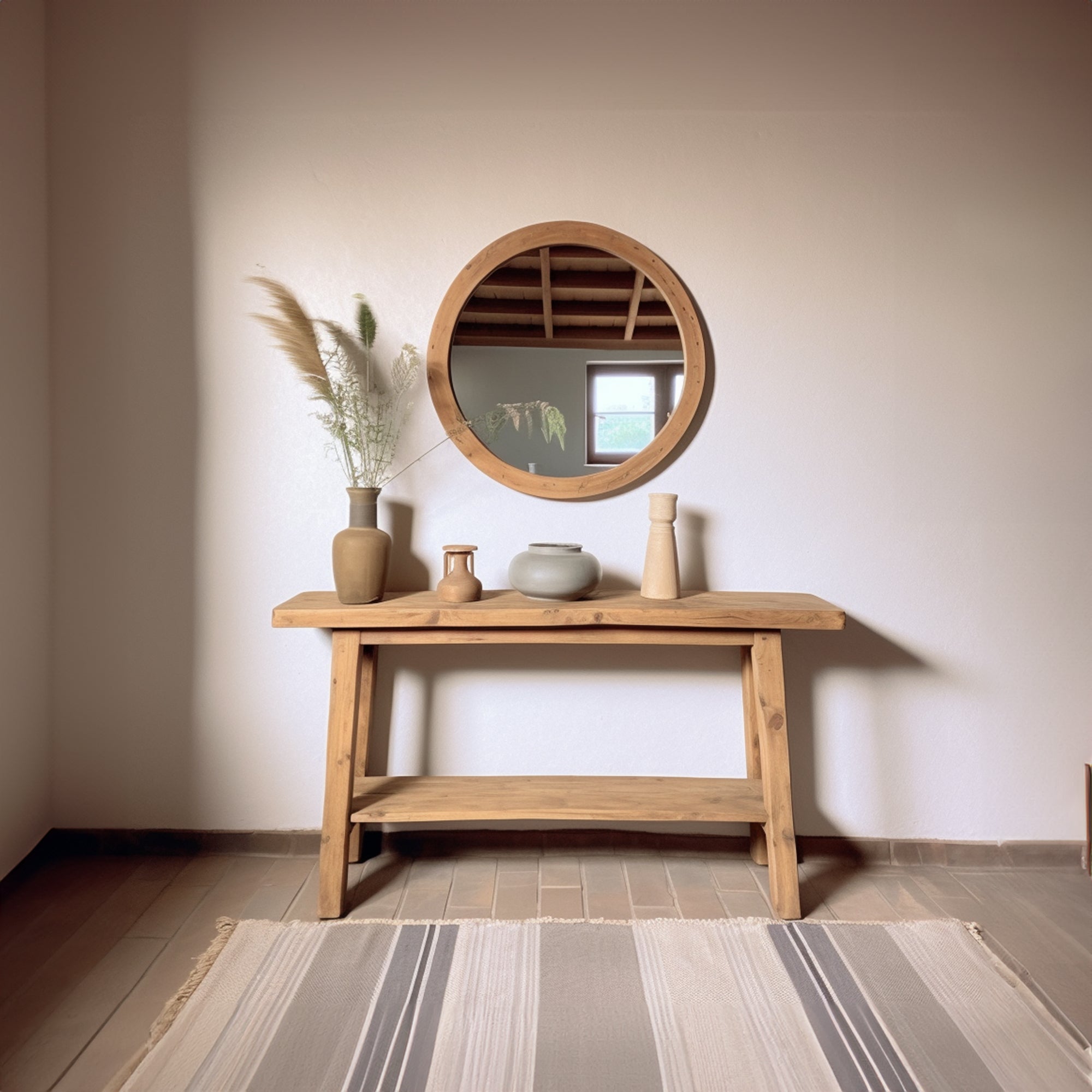 Wood Side Table for Modern Decor