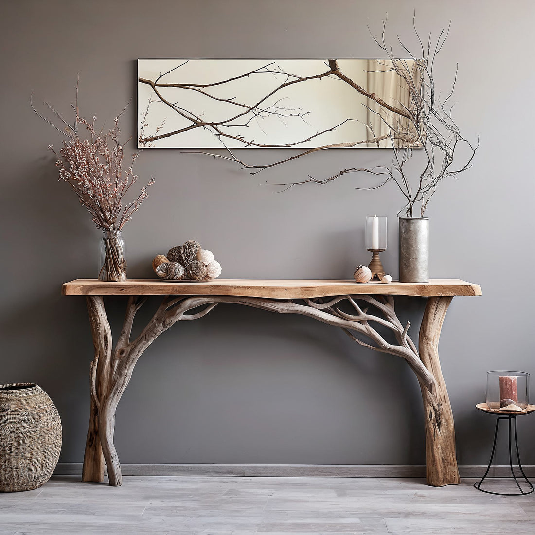 Floating Edge Console Table for Woodworking