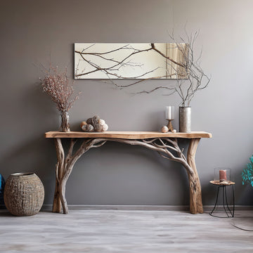 Floating Edge Console Table for Woodworking