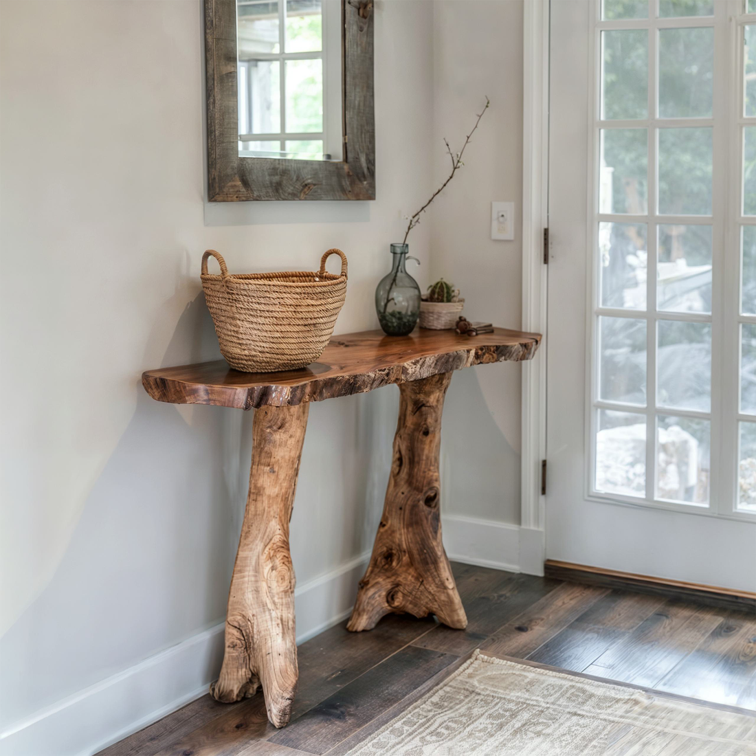 Narrow Live Edge Side Table (Alternate)