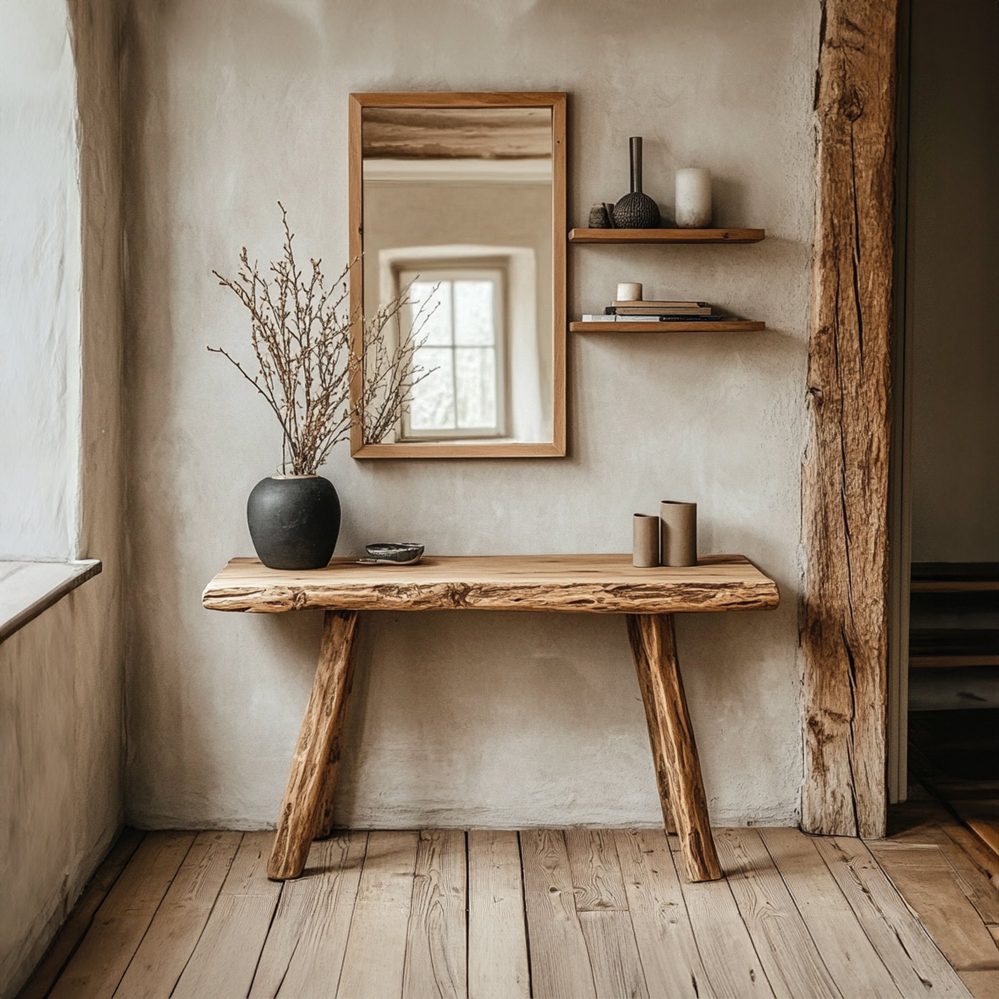 Rustic Console Table for Entryway (Alternate)