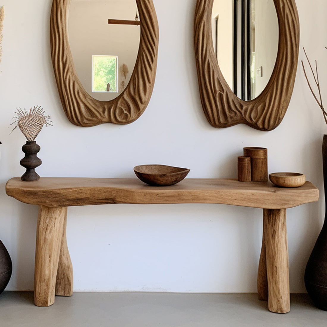 Rustic Console Table for Modern Decor