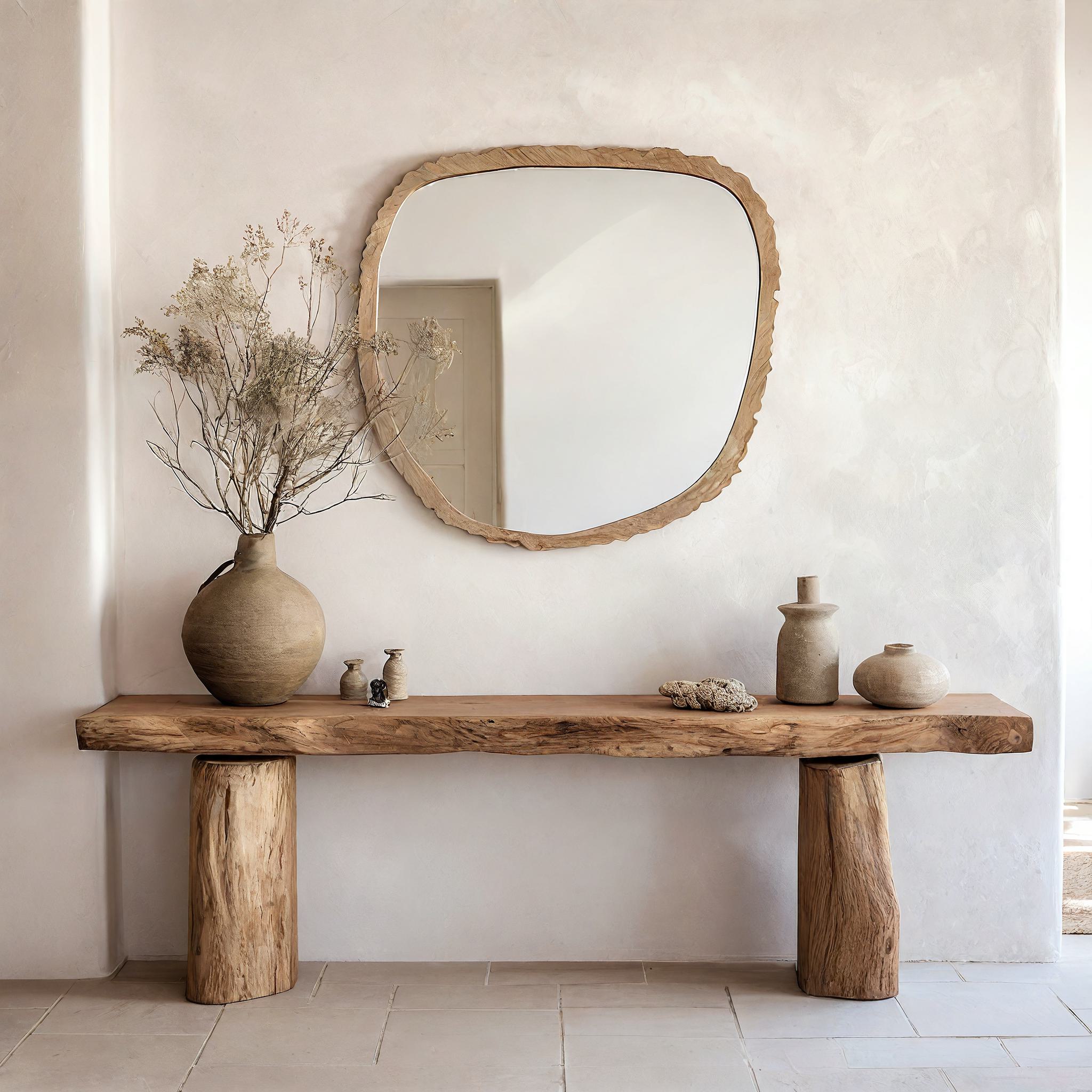 Reclaimed Wood Entryway Side Table