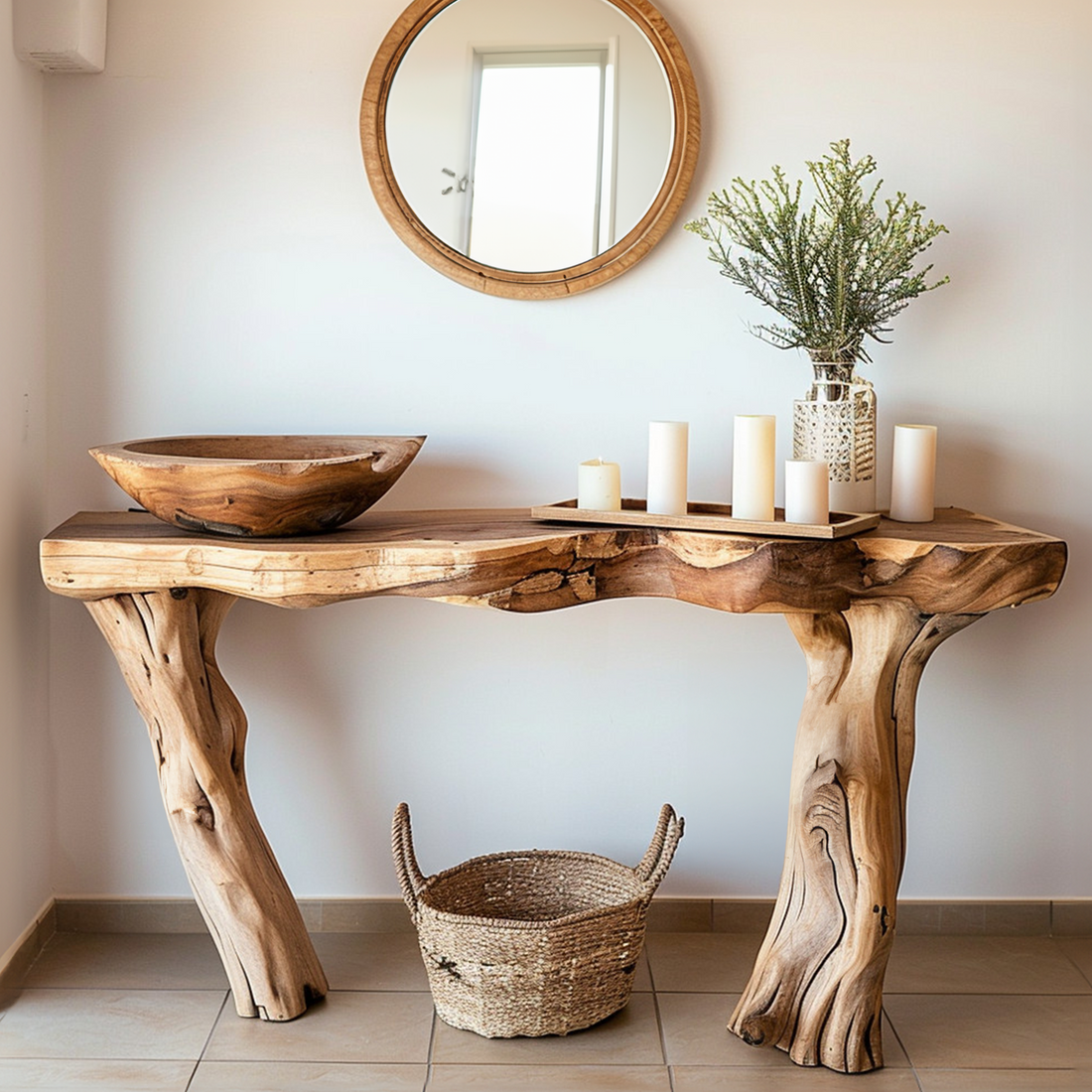 Custom Antique Console Table