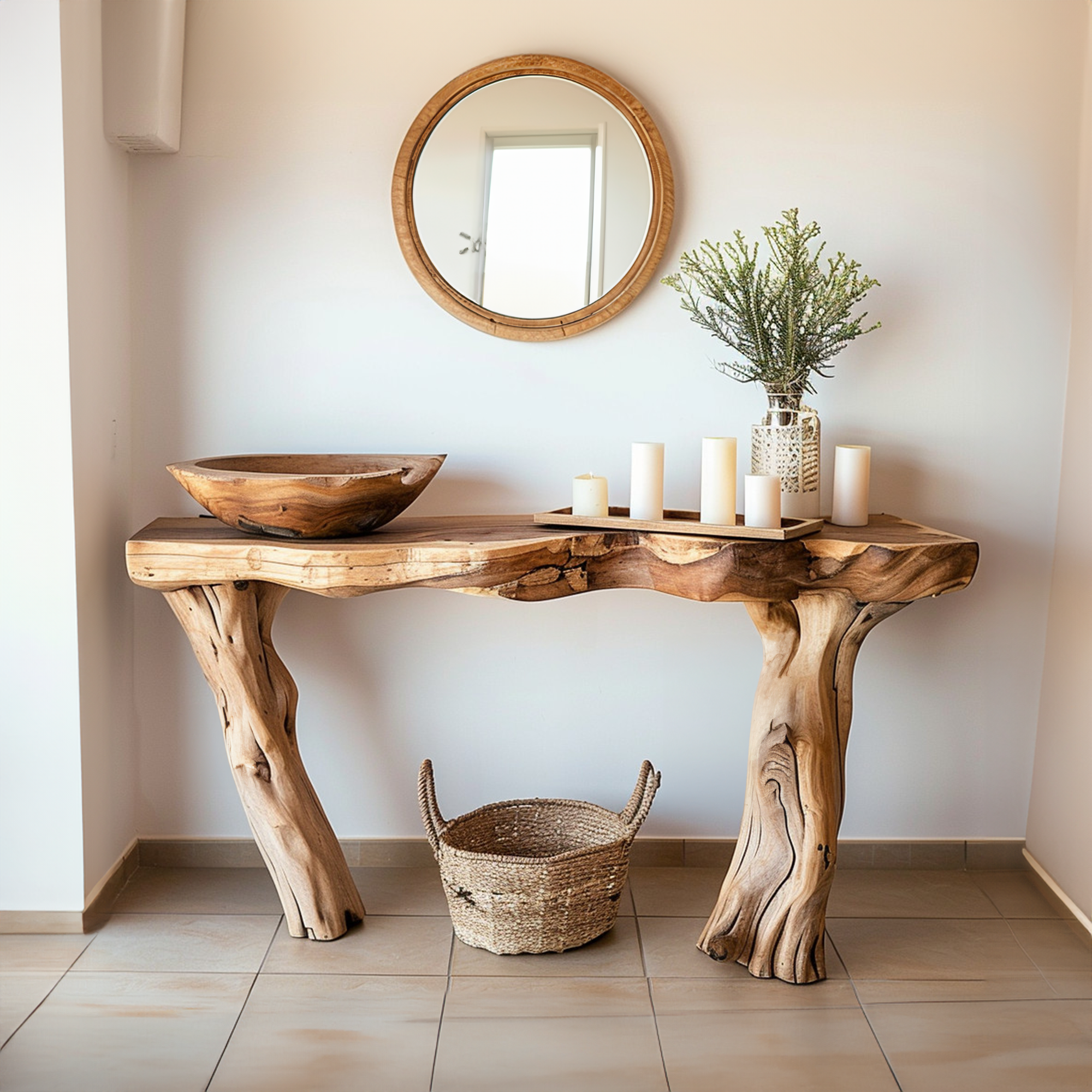 Custom Antique Console Table