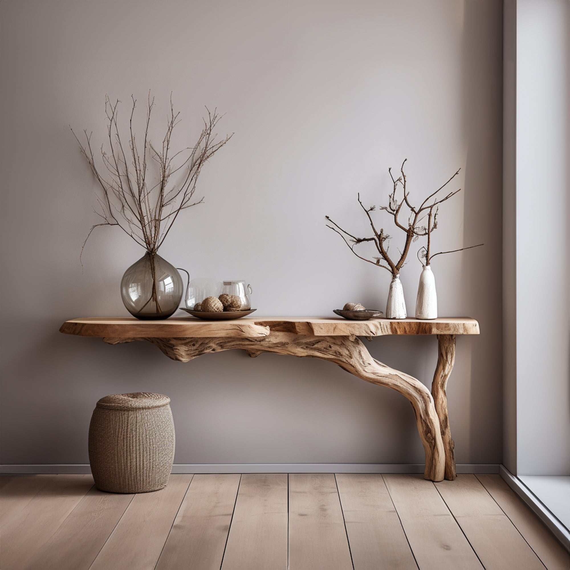 Artisan Living Edge Floating Side Table