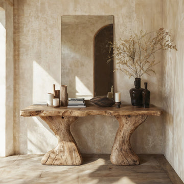 Decorative Rustic Entry Console Table