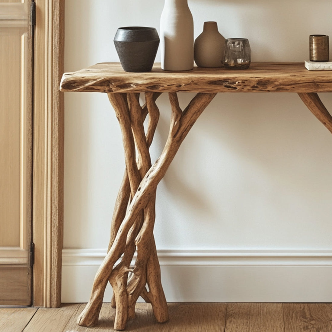 Rustic Entryway Side Table