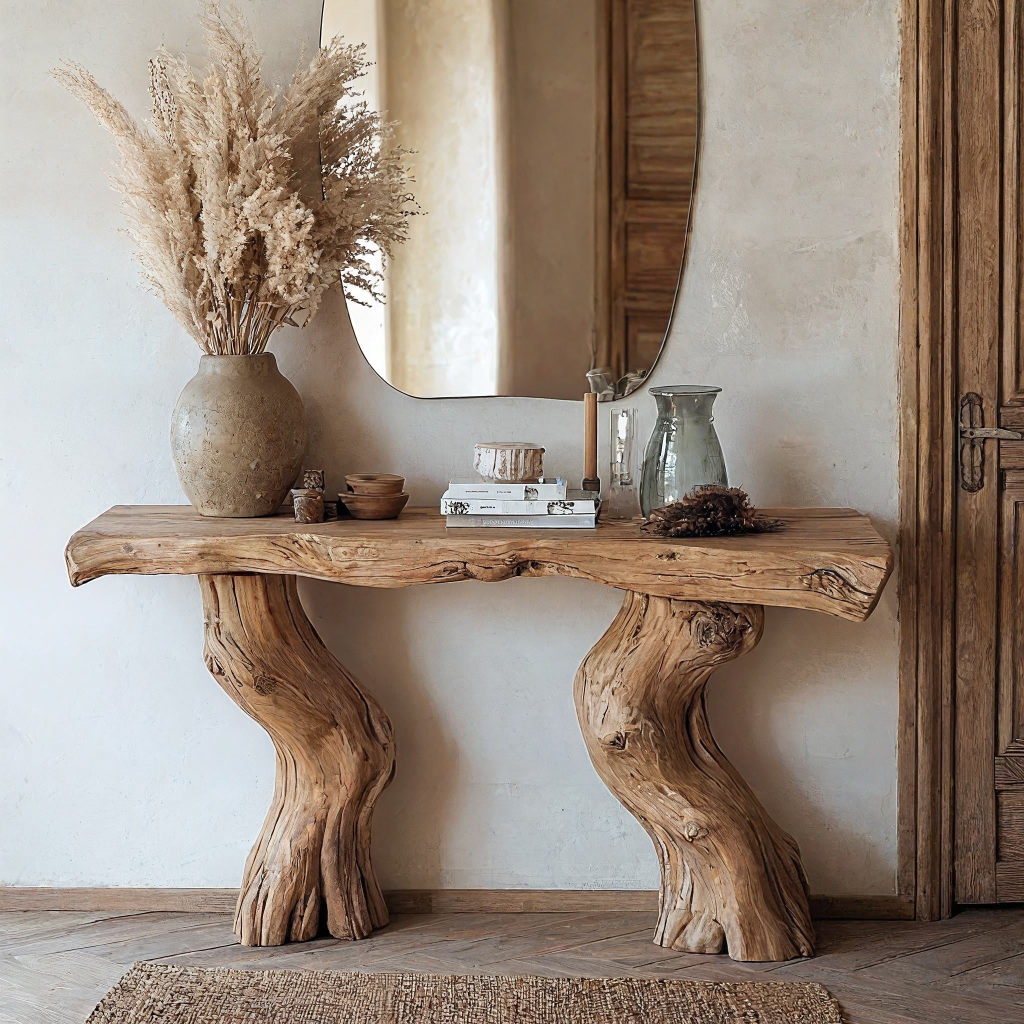 Reclaimed Wood Entry Console Table