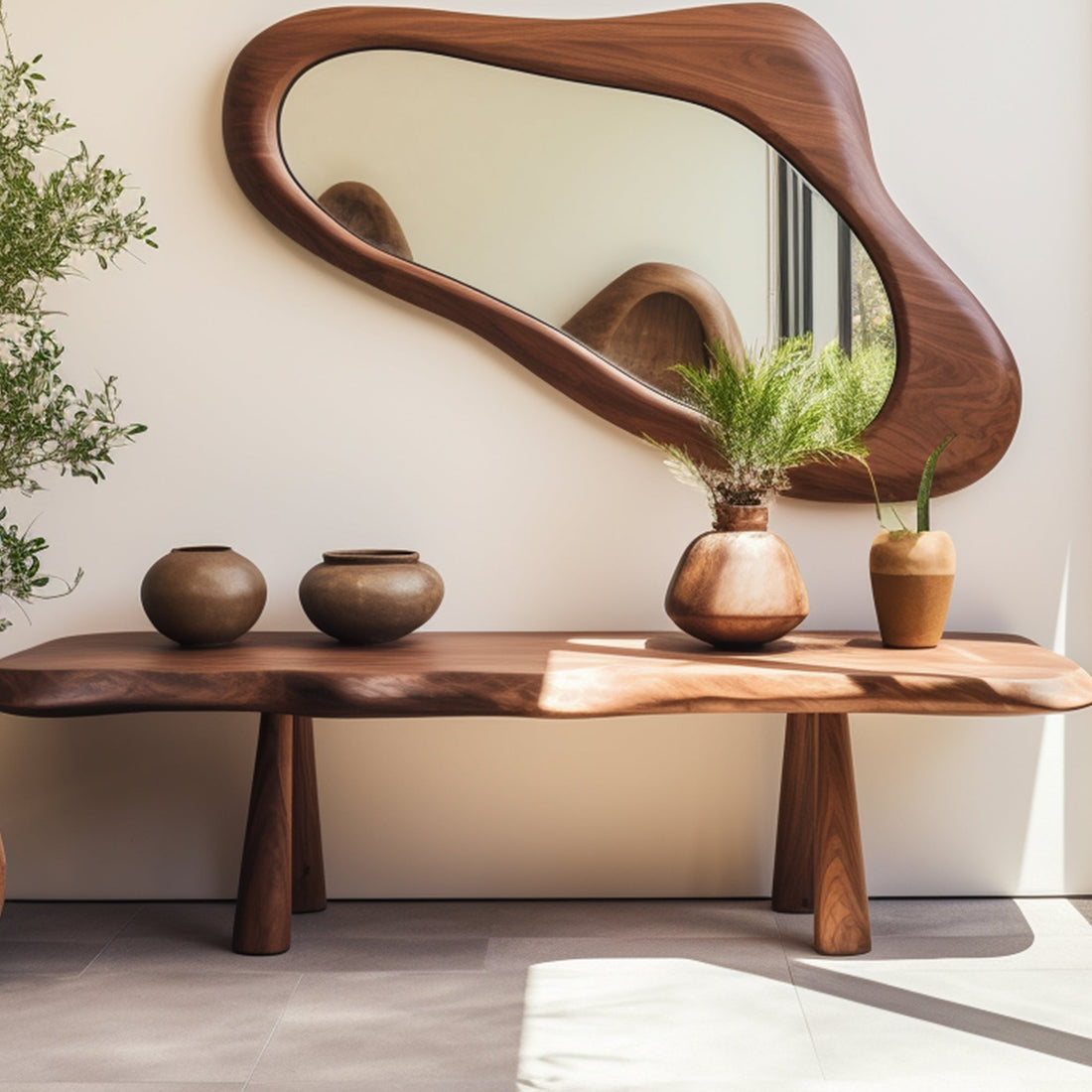 Handcrafted Floating Console Table