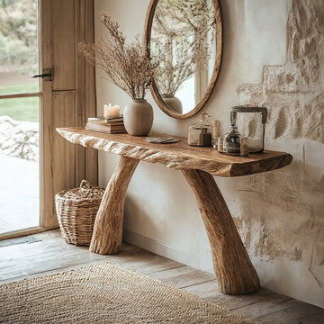 Rustic Hallway Console Table