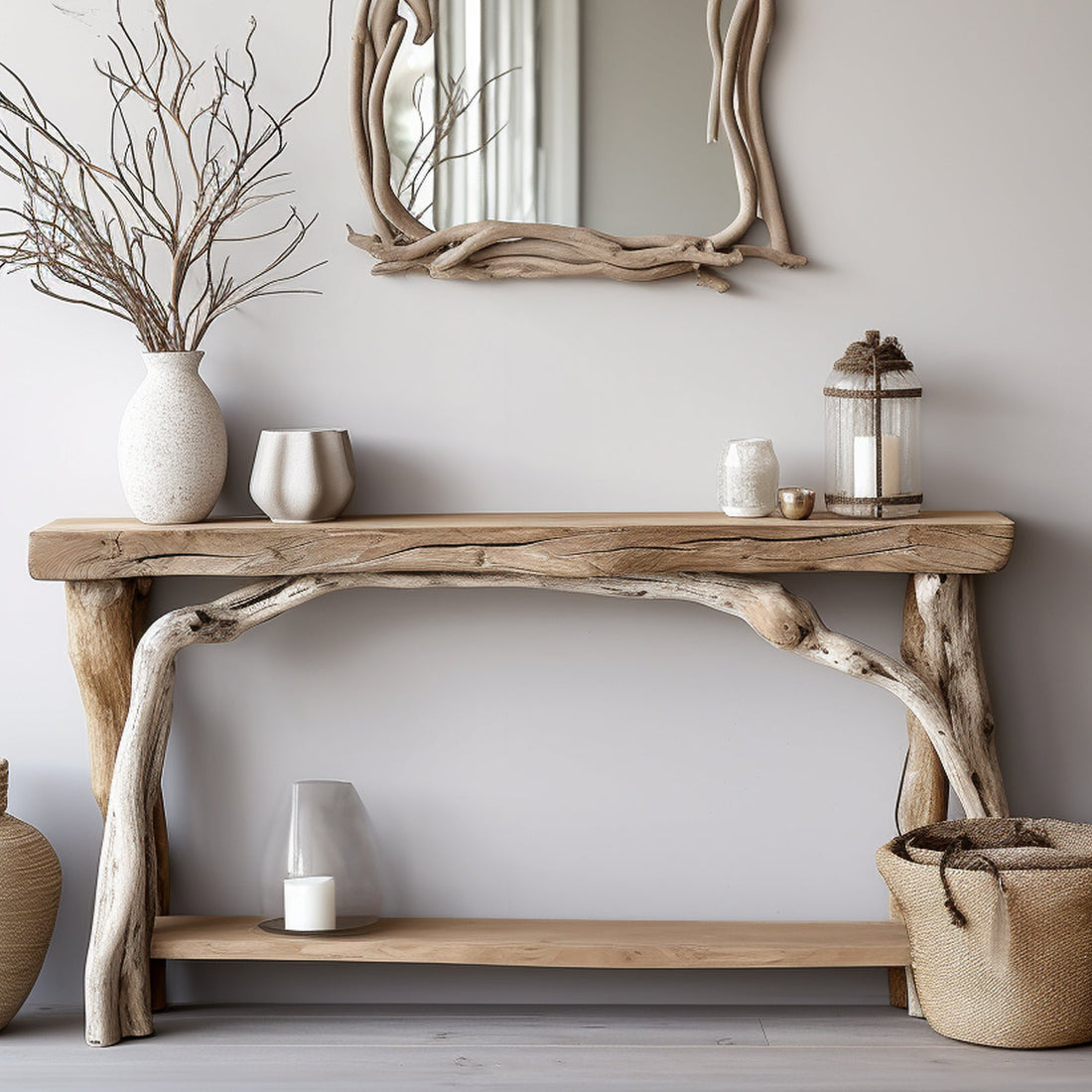 Solid Wood Console Table