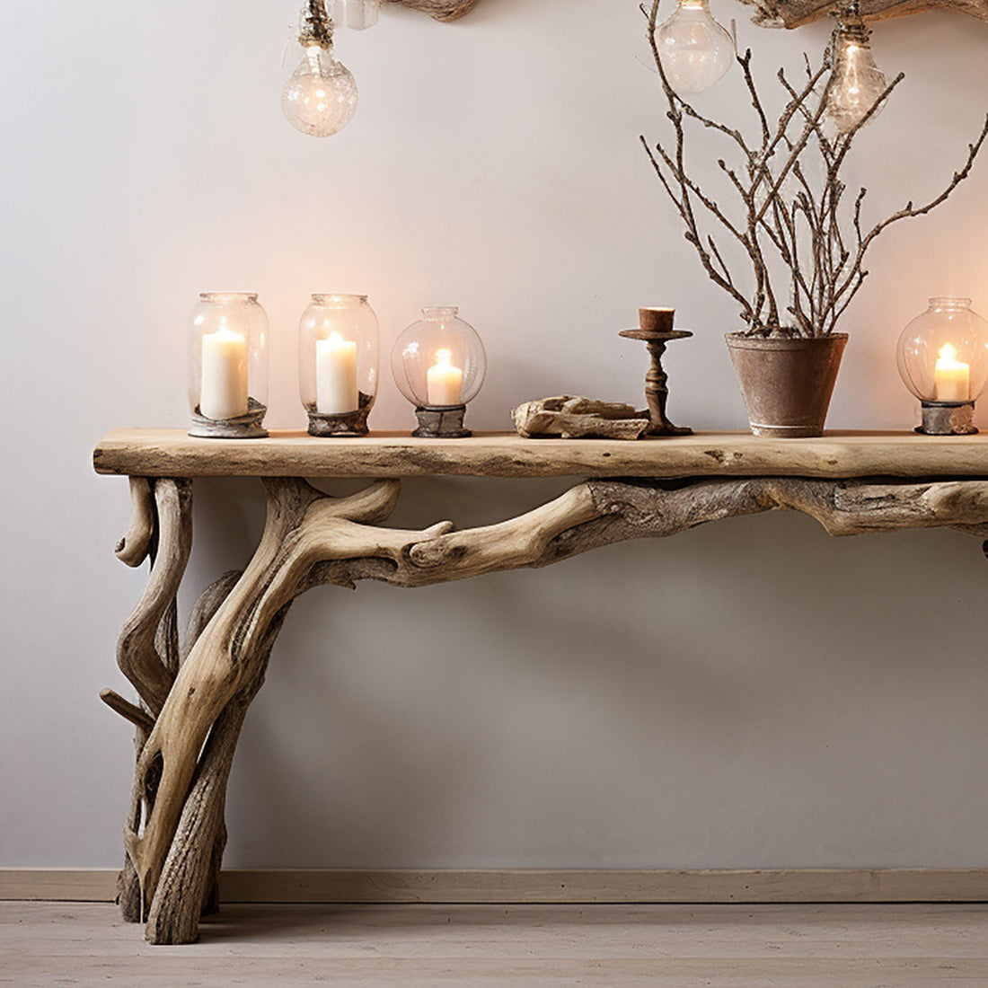 Reclaimed Wood Console Table