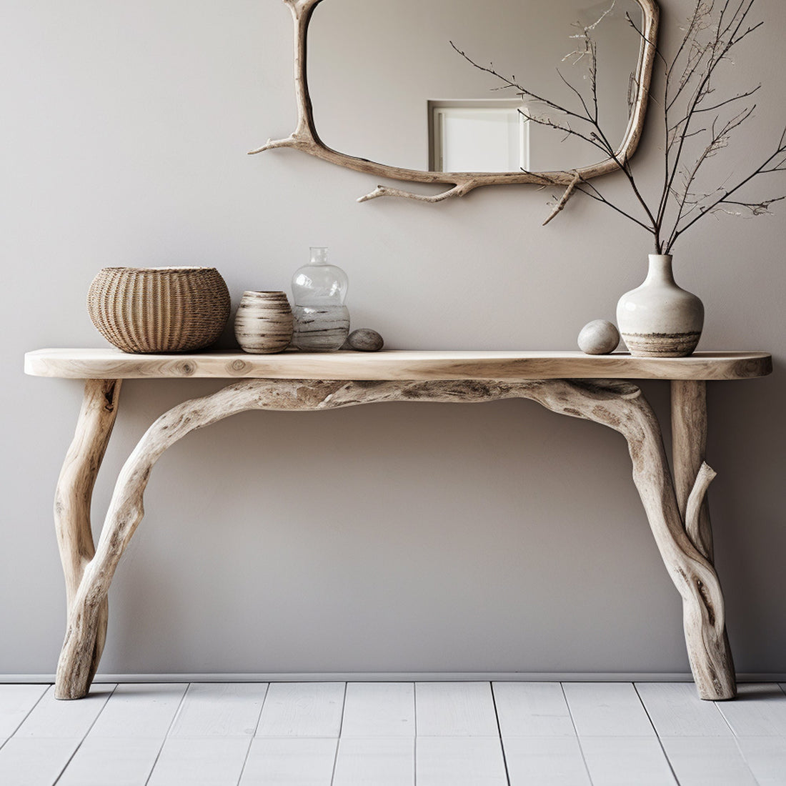 Rustic Farmhouse Console Table (Alternate)