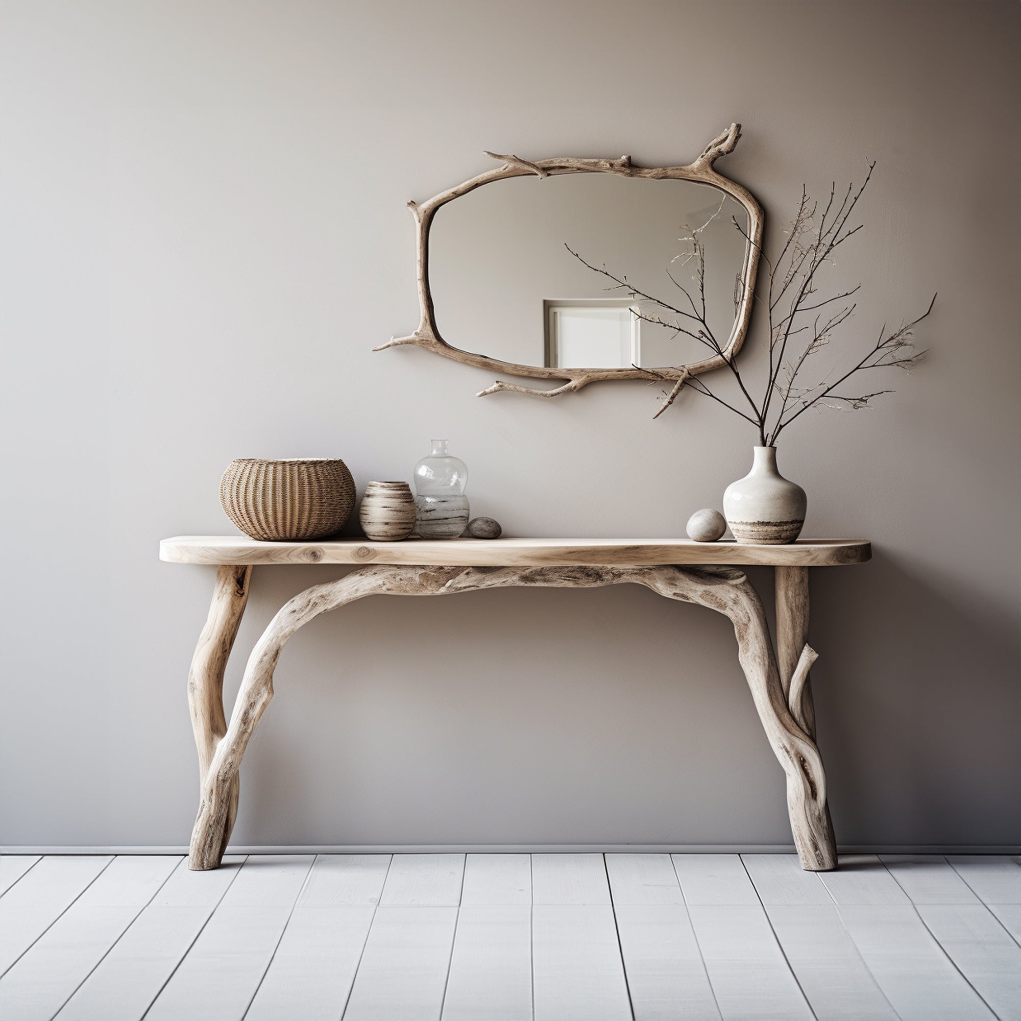 Rustic Farmhouse Console Table (Alternate)