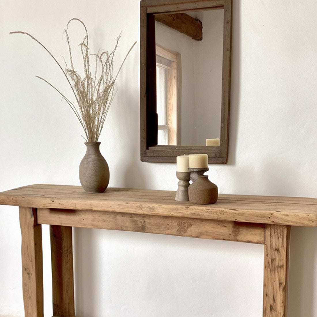 Modern Rustic Side Table Custom Design