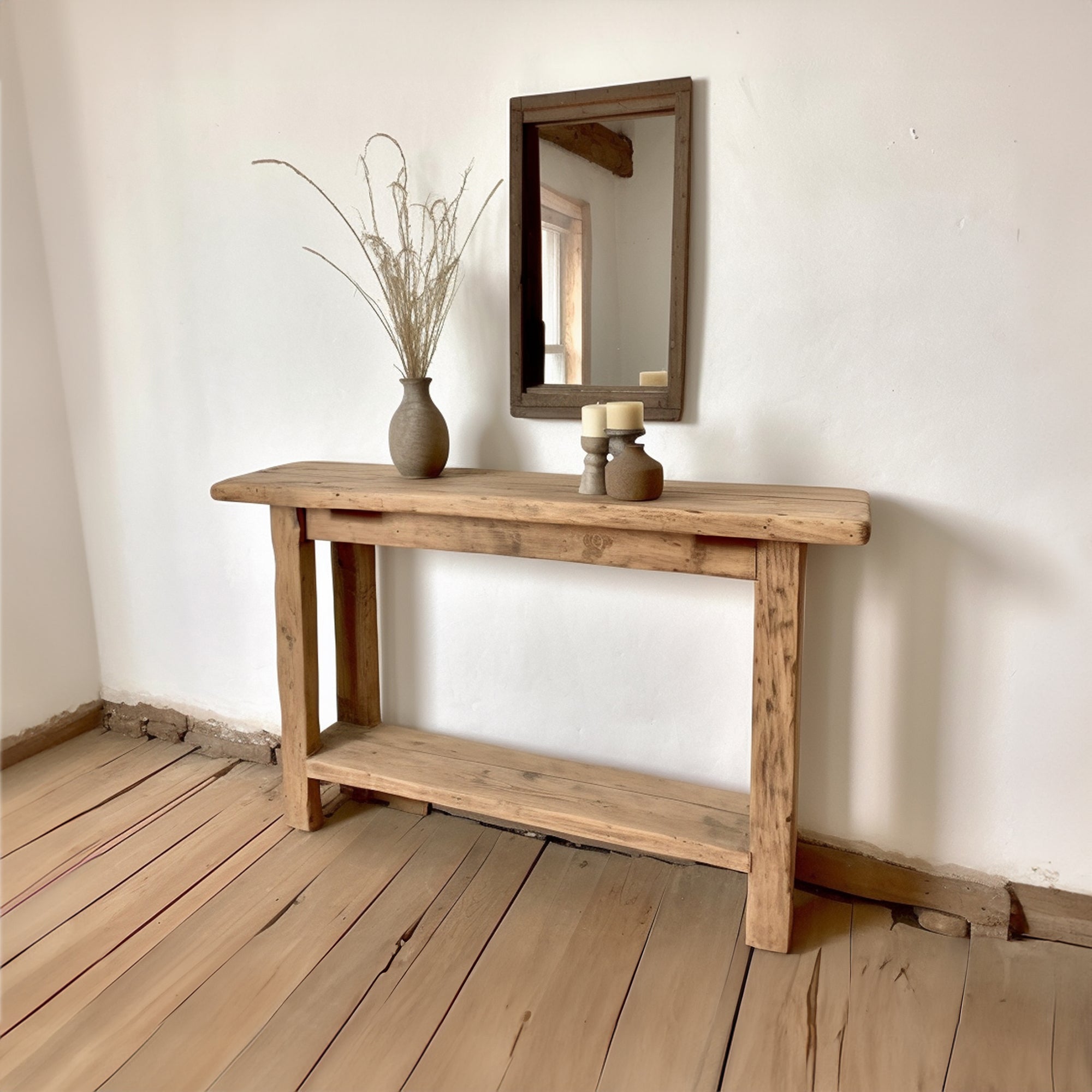 Modern Rustic Side Table Custom Design