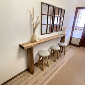 Rustic Wood Console Table for Entryways