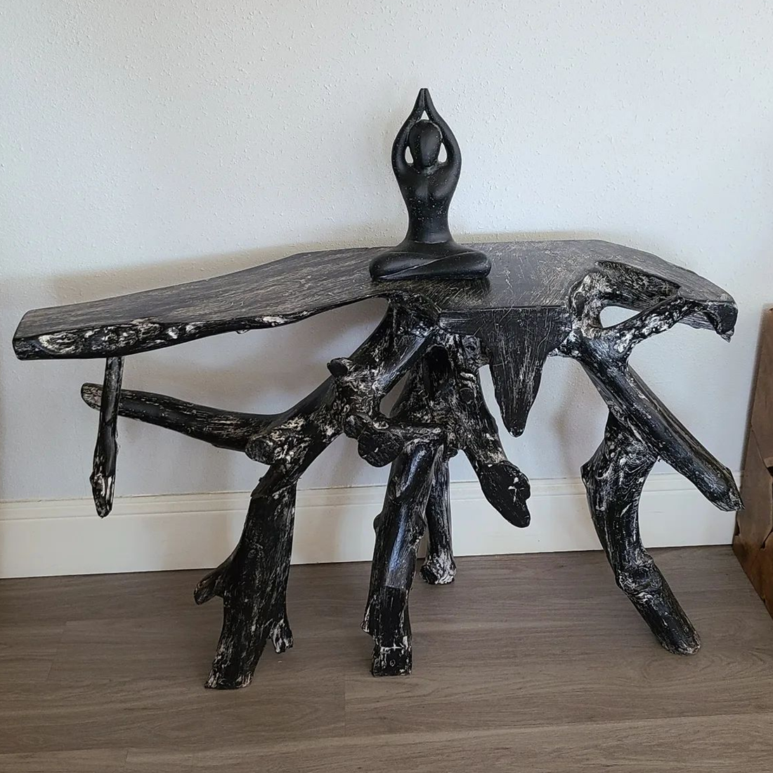 Black Teak Root Coffee Table Design