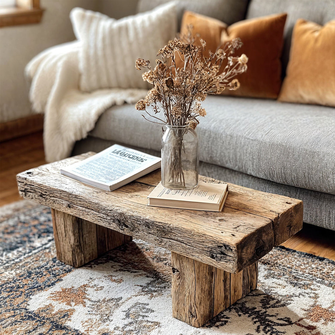 Handcrafted Driftwood Coffee Table Design - Wixdecor