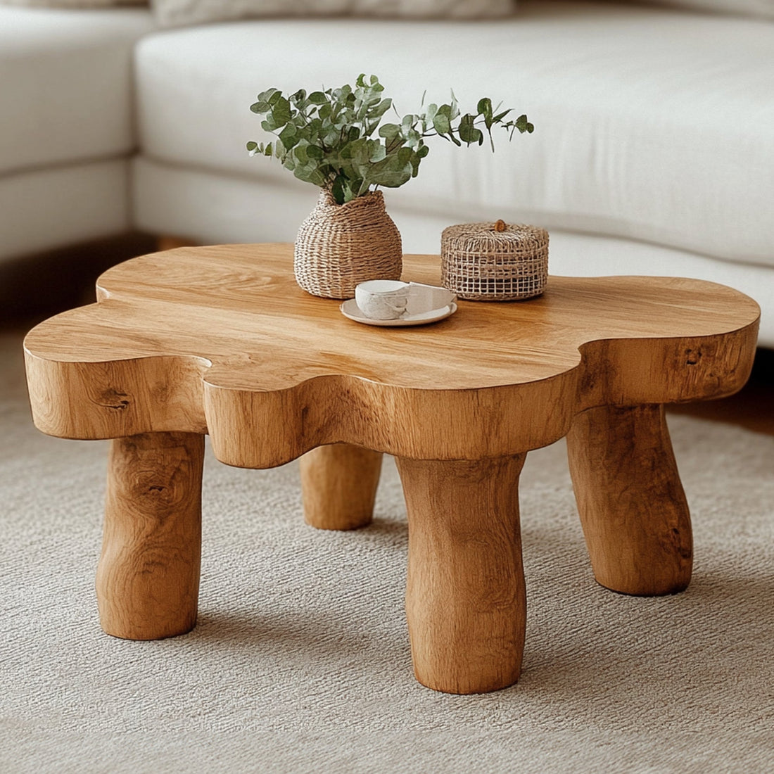 Living Edge Coffee Table Design