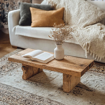 Driftwood Coffee Table for Farmhouse Decor Design