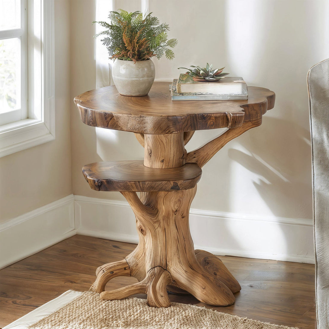 Modern Oak Coffee Table Design