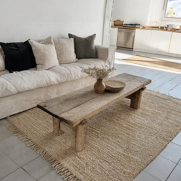 Rustic Driftwood Coffee Table Design