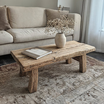 Reclaimed Driftwood Coffee Table Design