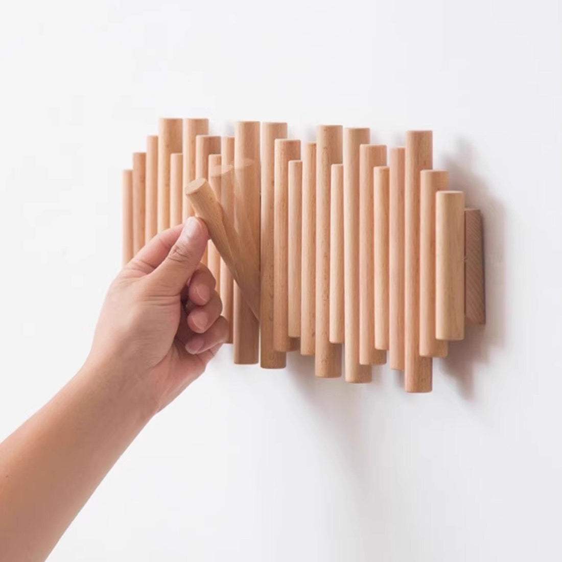 Contemporary Piano-Inspired Coat Rack