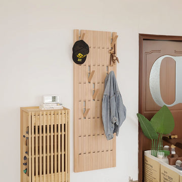 Wooden Piano Design Coat Rack