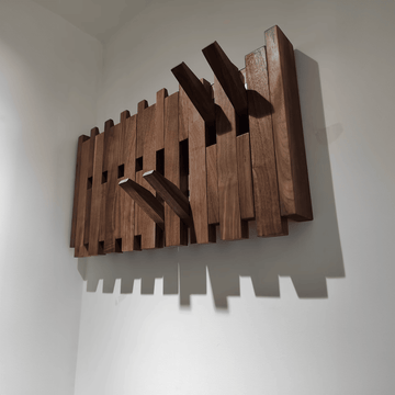 Wall-Mounted Piano Coat Hooks