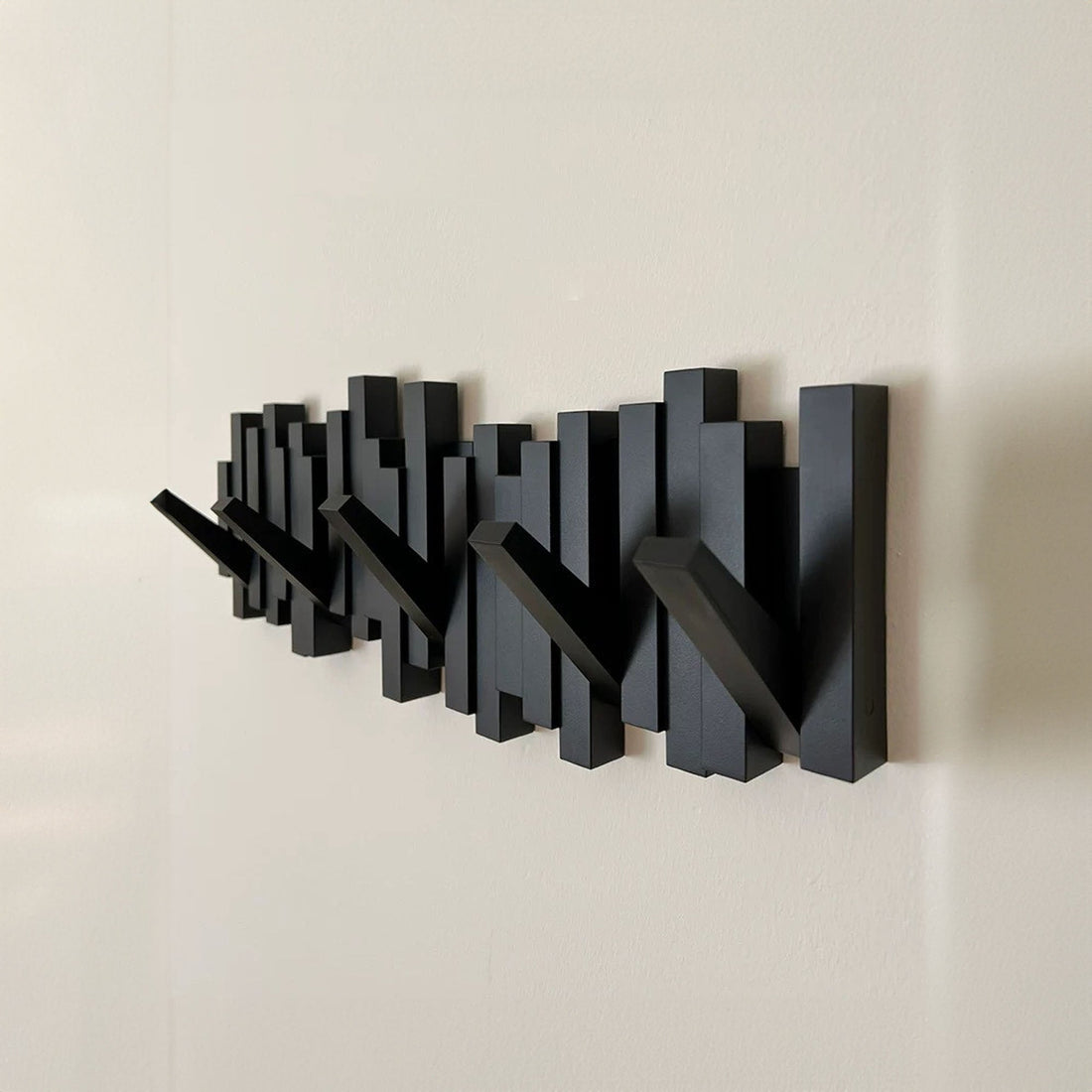 Wall-Mounted Piano Coat Rack Solution