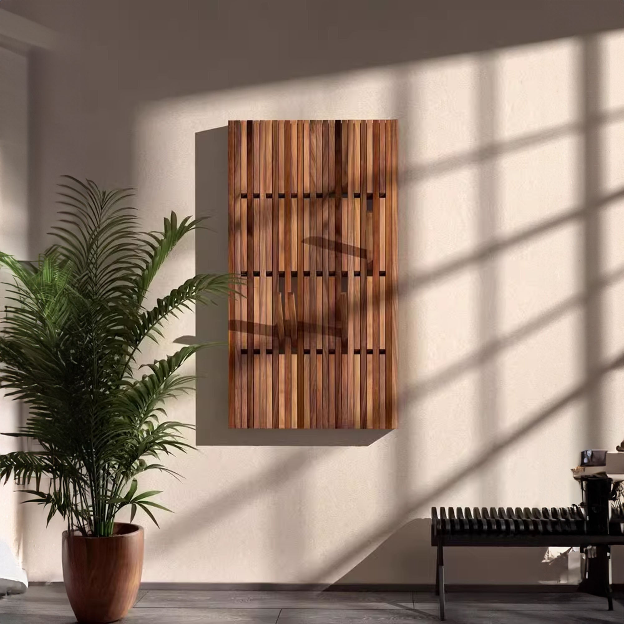 Wall-Mounted Piano-Inspired Coat Rack