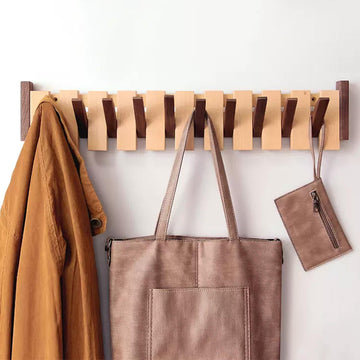 Piano Coat Hooks with Towel Rack