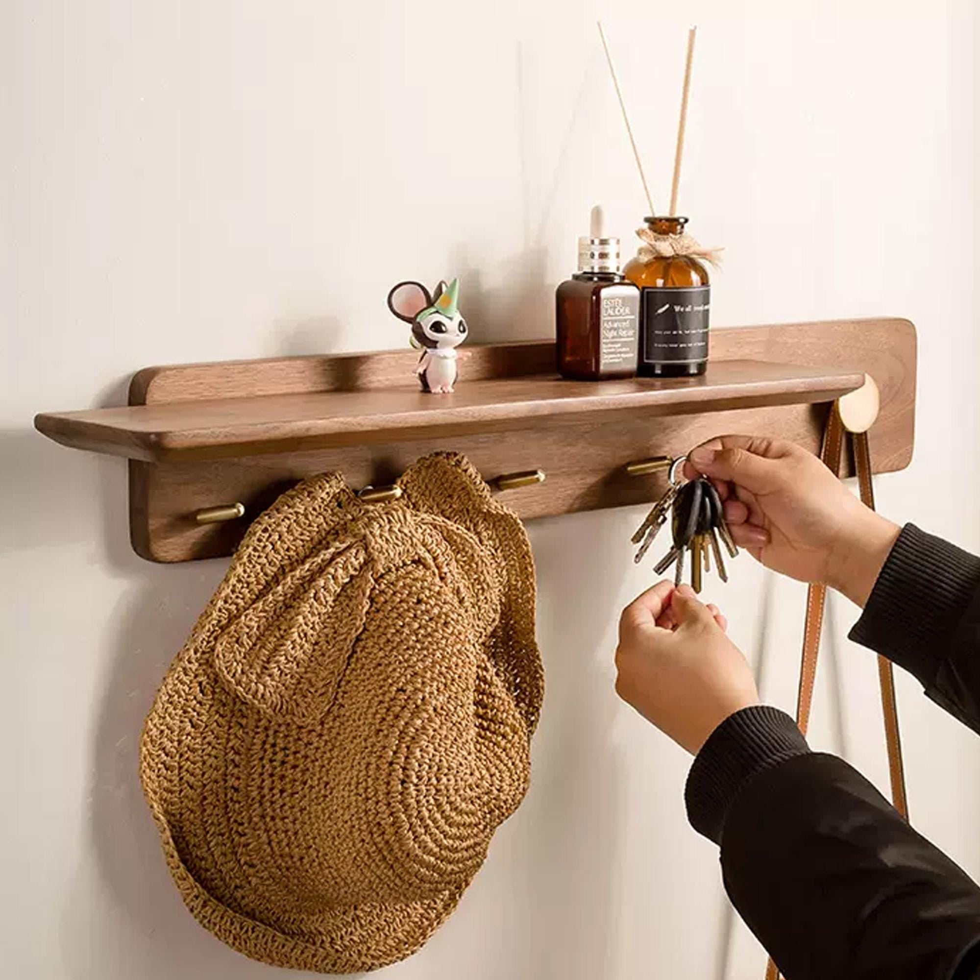 Piano Hook Wall Coat Rack