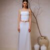 Laced Porcelain Corset Top